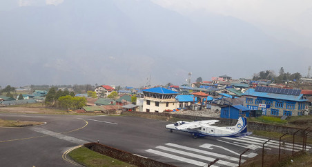 Lukla Airport On The Wasy To EBC Trek